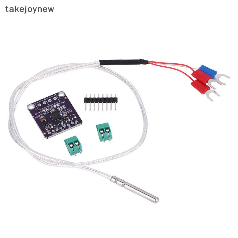 [takejoynew] โมดูล MAX31865 RTD พร้อมเซ็นเซอร์เทอร์โมคัปเปิล PT100-PT1000 สําหรับโครงการ Arduino DIY