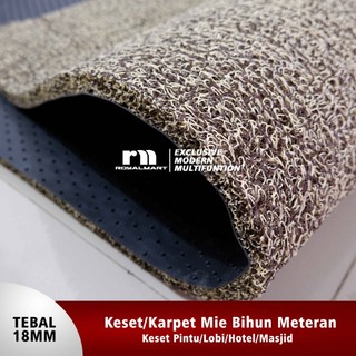 ROYAL MART Karpet Mie Mie Meteran Tebal 18mm dan 20mm Ukuran 120cm x 50cm//Panjang 100cmxLebar 120cm