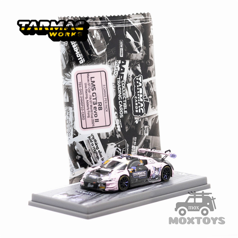 Tarmac Works 1:64 R8 LMS GT3 evo II Macau GT Cup FIA GT World Cup Diecastรุ่นรถ