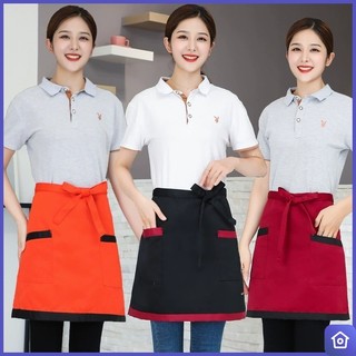 ครัวสั้นครึ่งเอวผ้ากันเปื้อนป้องกันการเปรอะเปื้อนเอวผ้ากันเปื้อนครึ่งผ้ากันเปื้อนผู้หญิงผู้ชาย