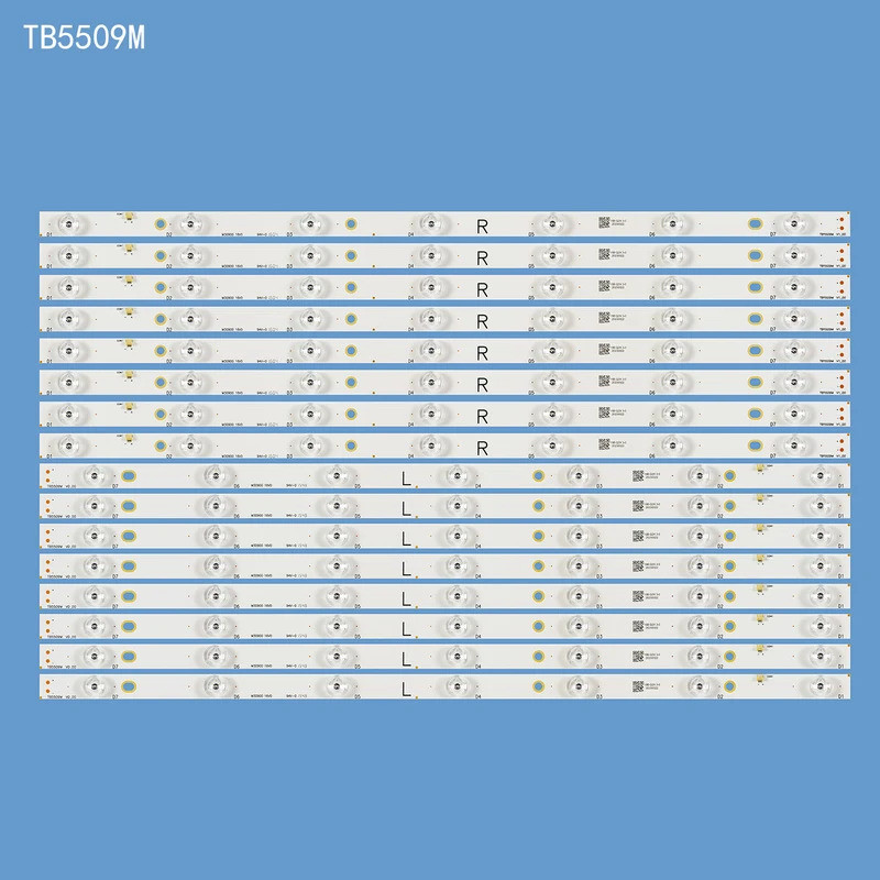 แถบ LED สําหรับ PANASONIC TV TX-55DX600E TH-55DX650M TX-55AX630B TX-55DS500E TB5509M V0 00 TB5509M V
