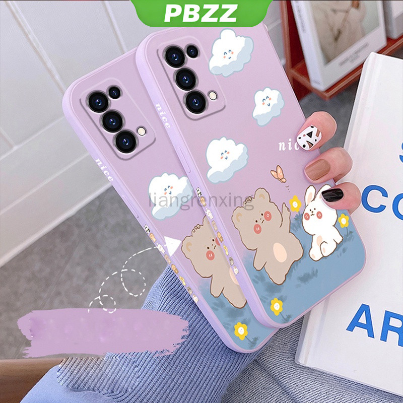 PBZZ เคส oppo reno4 oppo reno 5 reno 4 reno5 เคสโทรศัพท์มือถือ ซิลิโคนนิ่ม ป้องกัน กันชน สําหรับ oppo reno4 5 4 5