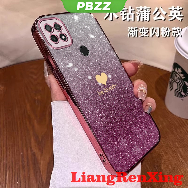 PBZZ  เคส มือถือ ซิลิโคนนิ่ม ใส กันกระแทก แต่งกลิตเตอร์ สําหรับ oppo a15 a15s a35 SFAX01 ราคา ถูกที่สุด ดีลบีเคเค แกลเลอรีภาพที่ 7