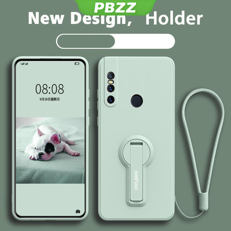 PBZZ FOR เคส ปลอก VIVO V15 Pro VIVO V15 เคสโทรศัพท์ softcase Liquid ซิลิโคน Protector กันกระแทกกันกระแทกกันกระแทกการออกแบบใหม่360 ° พร้อมผู้ถือ YTXZZJ01