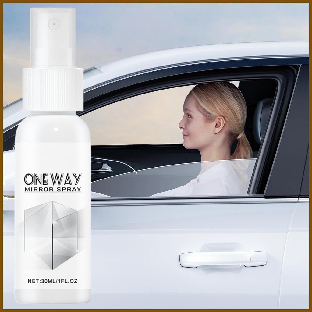 สเปรย์กระจก 30ml Anti Peeping Privacy Protectionr กระจกและกระจกทําความสะอาดสําหรับรถยนต์ Family Shower Windshield yaenith