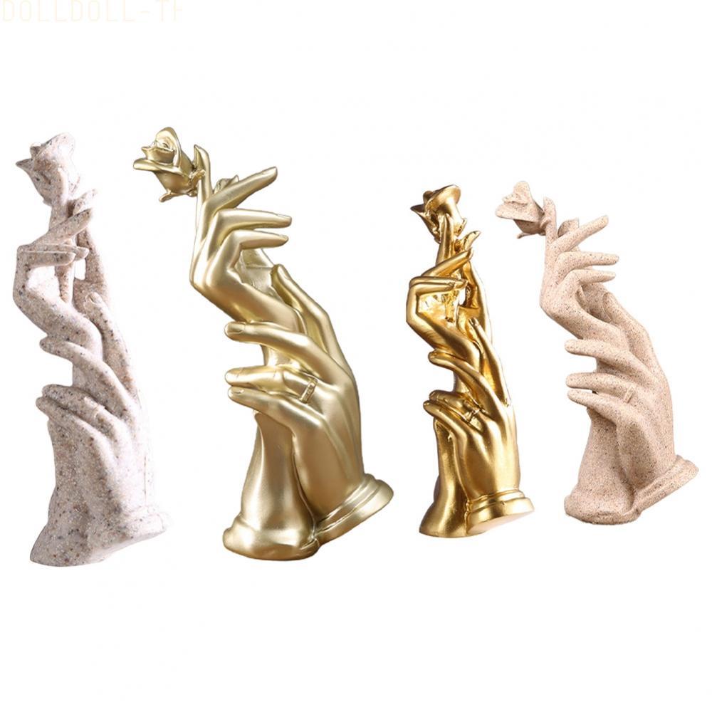 [Dolldoll]Rose Hand Statue 1 Pcs Bookshelves Desks Dining Tables Long Lasting Use Tables