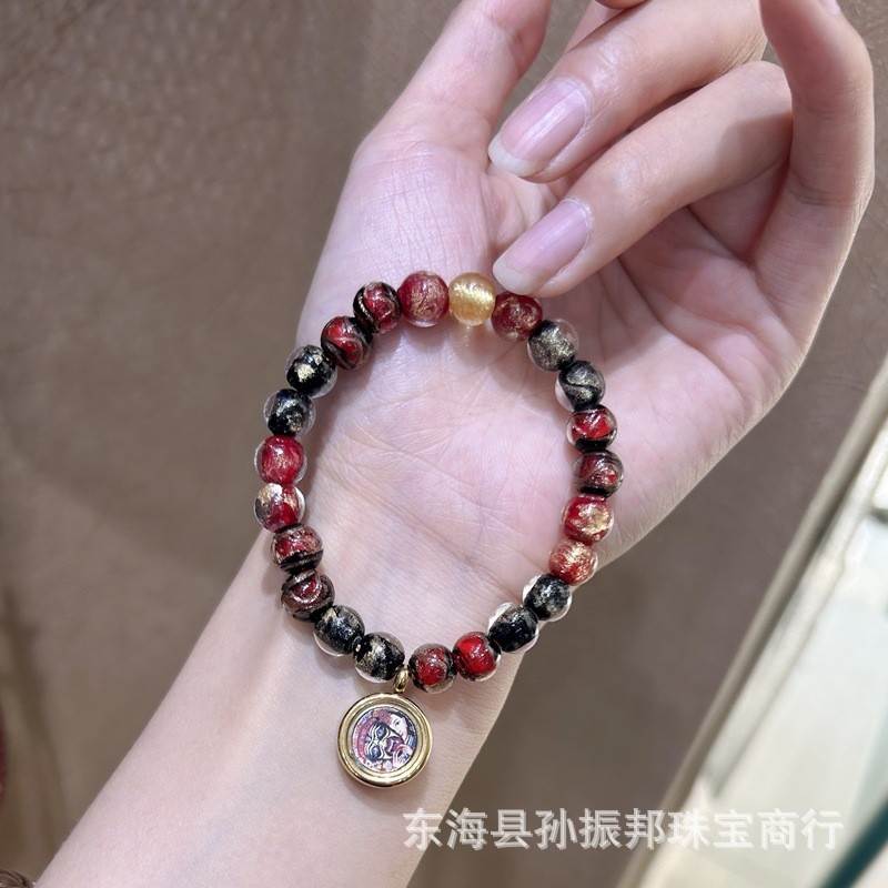 2026 สไตล์ใหม่ Original Fragrant Grey Glaze สร้อยข้อมือ Tie Kiram Past Life ปัจจุบัน Life Thangka สร