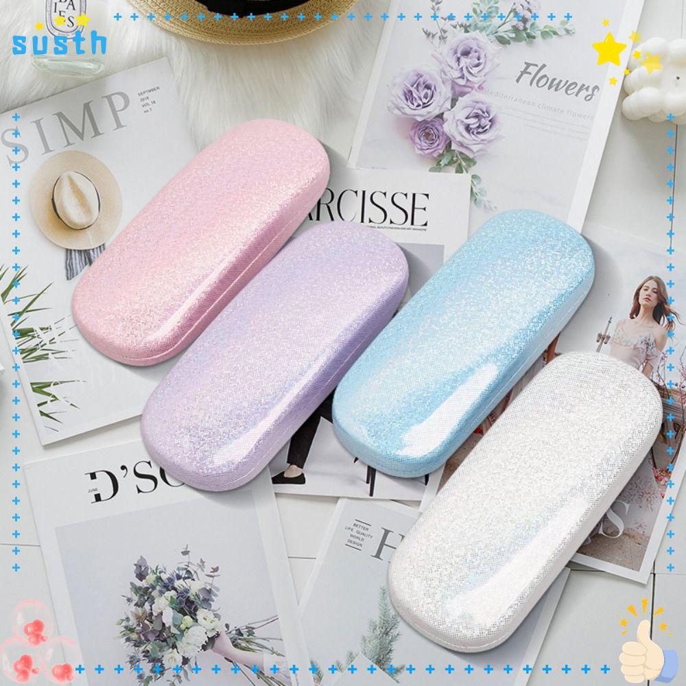 SUSTH แว่นกันแดดกล่องผู้ชายผู้หญิงแว่นตาอ่านหนังสือนักเรียนเรียบง่าย