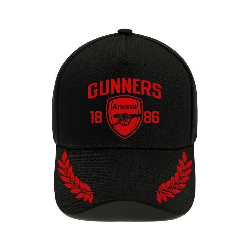 🎗 เสื้อยืดผ้าฝ้าย  หมวกเบสบอลArsenal สไตล์Gunners สำหรับแฟนฟุตบอลเชียร์ทีมโปรด ราคาถูก พิมพ์ลาย