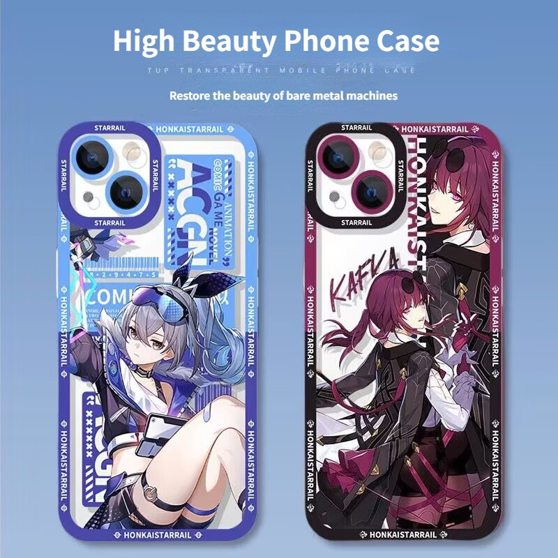 เกม Honkai Star Rail เคสโทรศัพท์สําหรับ VIVO V21E Y31 Y400 Y36 Y28 Y28S Y02 Y02T Y03 Y04 Y22 Y22S Y51 Y51A Y31 Y75 Y76 กันกระแทกการ์ตูนKafka Wolf Soft TPU