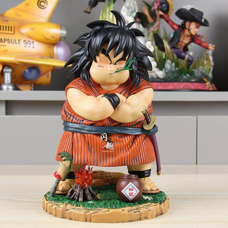 Dragon Ball GK Yaqi Luobei ดาบ Hao Yajiro พร้อมฐานรุ่นอะนิเมะเครื่องประดับรูปอุปกรณ์ต่อพ่วงตุ๊กตา