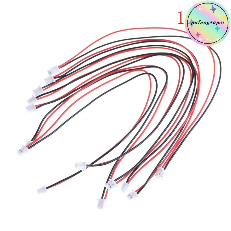 Pufangsuper 10 ชิ้น Micro JST 2.0 PH 2-Pin Connector ปลั๊กสายไฟ 150 มม.
 ไทย