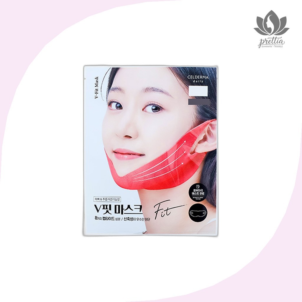 [daiso] Cellderma Daily V-Fit Mask, 13g, 1pc / Korean V-Fit Mask / Contouring Sheet / ของแท้ 100% โด