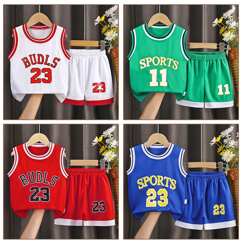 เสื้อกีฬาสำหรับเด็กวัยเรียน อายุ 1-12 ปี ใส่สบาย