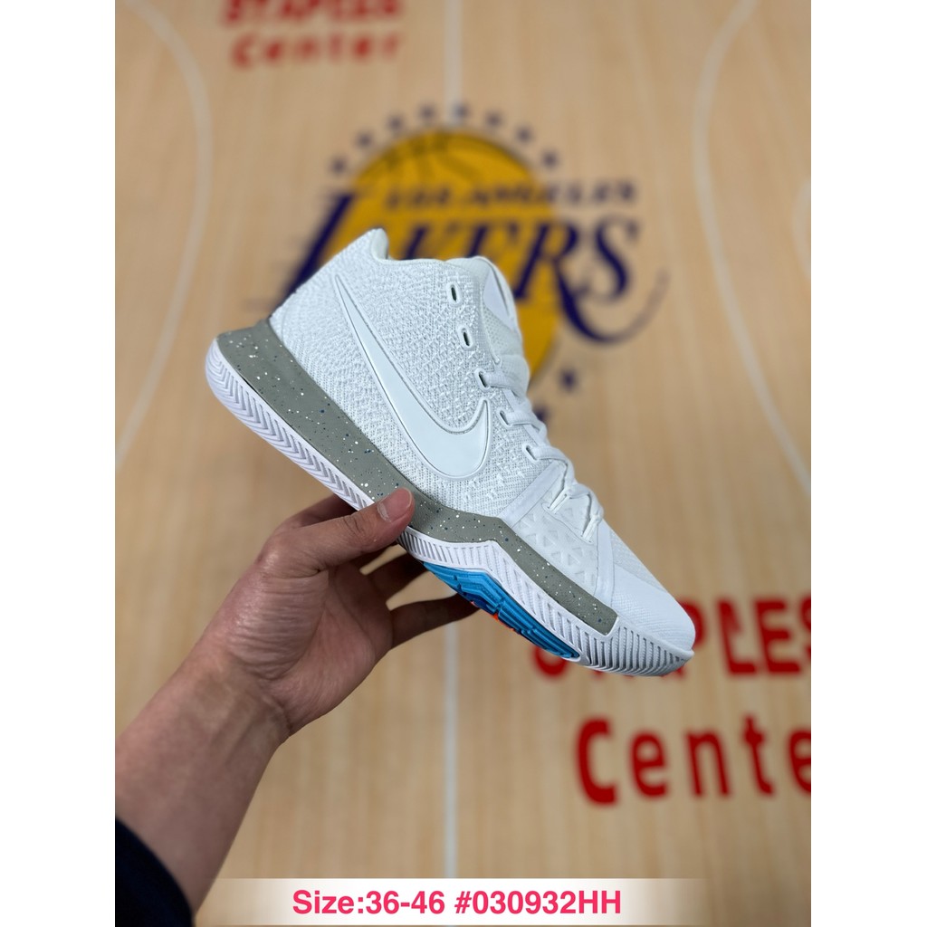 รองเท้าบาสเก็ตบอล Nike Kyrie 3 Unisex | เบาะลมซูม | รองเท้าผ้าใบลําลองสําหรับเล่นกีฬาสําหรับผู้ชายแล
