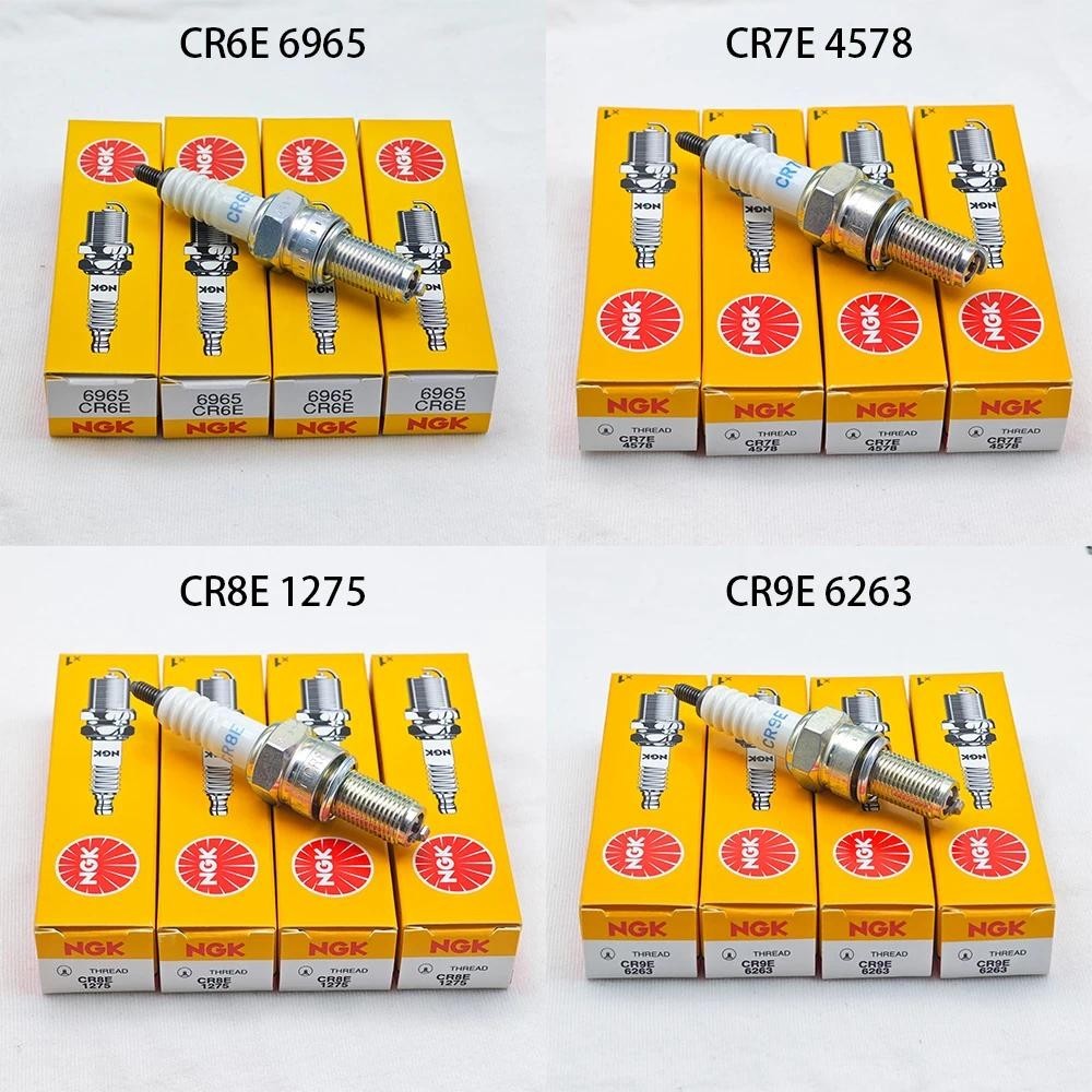 4pcs Original รถจักรยานยนต์ NGK Spark Plug CR6E CR7E CR8E CR9E สําหรับบางรุ่น CB400 GW250 Hornet FZR