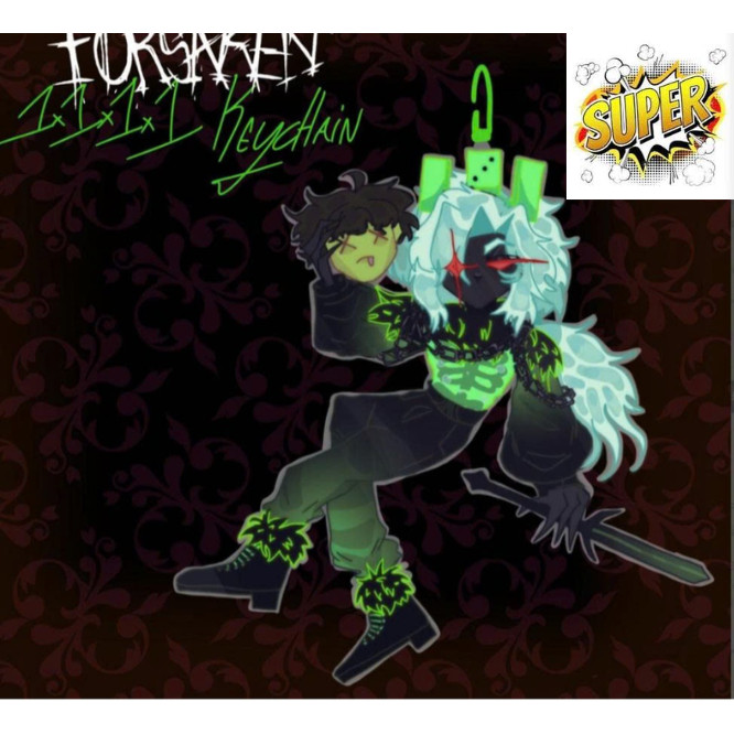 FORSAKEN KEYCHAIN - พวงกุญแจ 1x1x1 / 1x4