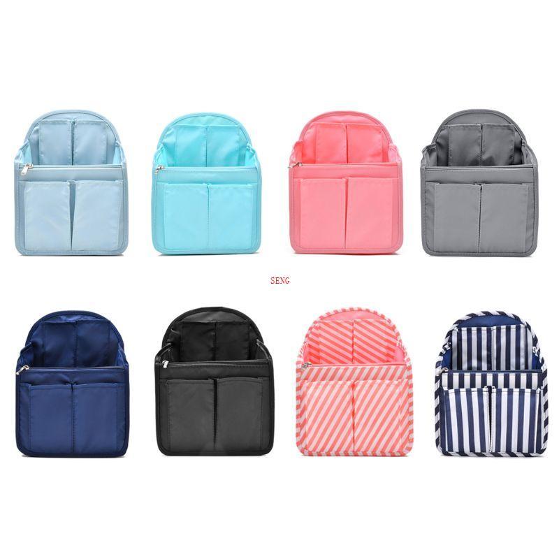 Seng Backpack Insert Organizer Bag Gadget Multi-Pocket Handbag Pouch for Case