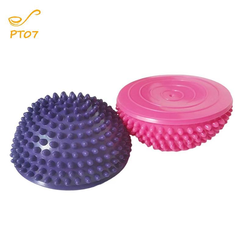 Pengatao07 Inflatable Half-Ball Massage Balance Training Ball Tactile Ball Fitness Ball Non-Slip Cor