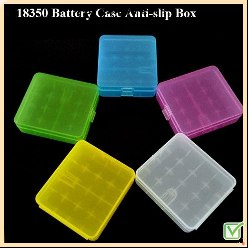 REFINEMENT 18650 กล่องแบตเตอรี่, แบตเตอรี่กันลื่นพลาสติก, คุณภาพสูง Coloful 4 AA AA Battery Holder S