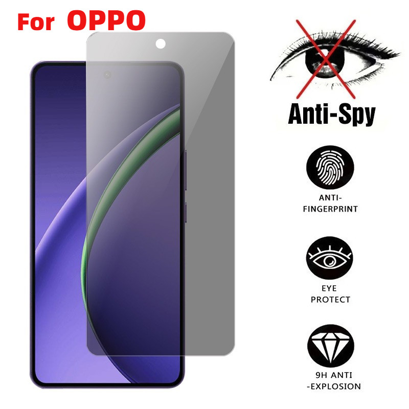 ฟิล์มกระจก ฟิล์มกันเสือก กันมอง OPPO A6 GT Max A6t A6s A5 A3 Pro A6x A6v A6i A6c A5x A3x A3i A2 A2x 