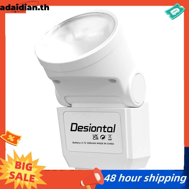 Type-C ชาร์จ F02 Mini Flash 6500K อุณหภูมิสีสําหรับกล้อง DSLR