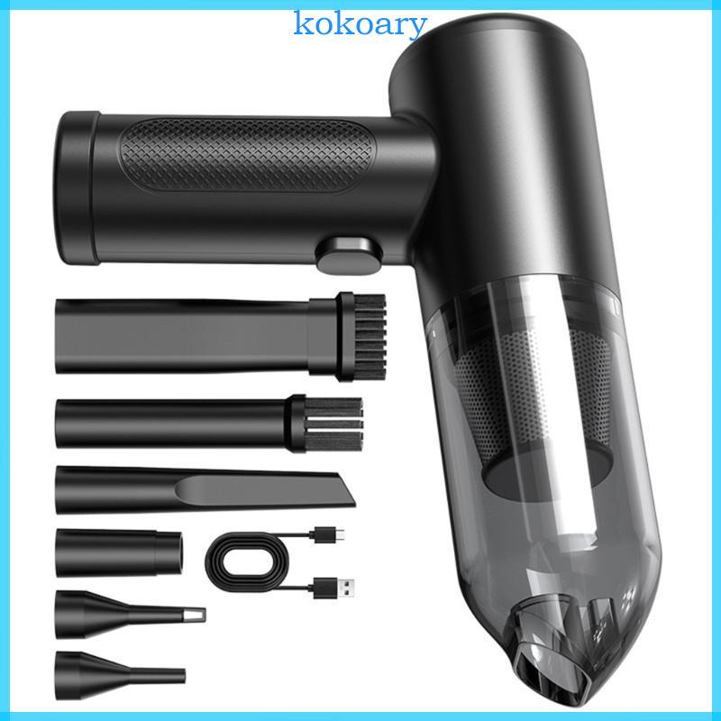 KOK 4000mAh USB เครื่องกําจัดฝุ่นแบบใช้มือถือไร้สายแบบชาร์จไฟได้และโบลเวอร์เสนอแอปพลิเคชั่นไฟ 13000P