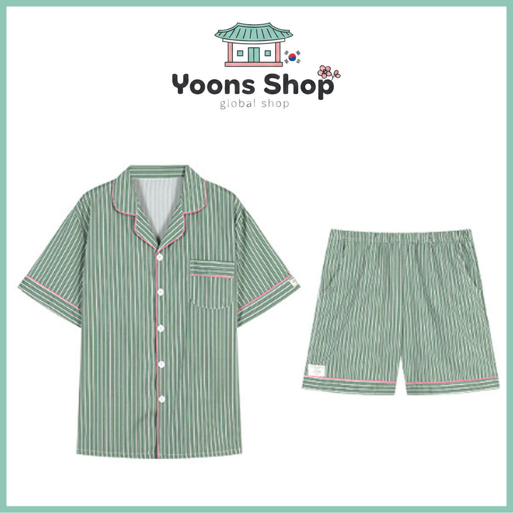 [DOSSY] Silk Fit Wednesday Short Sleeve Pajama_From Korea