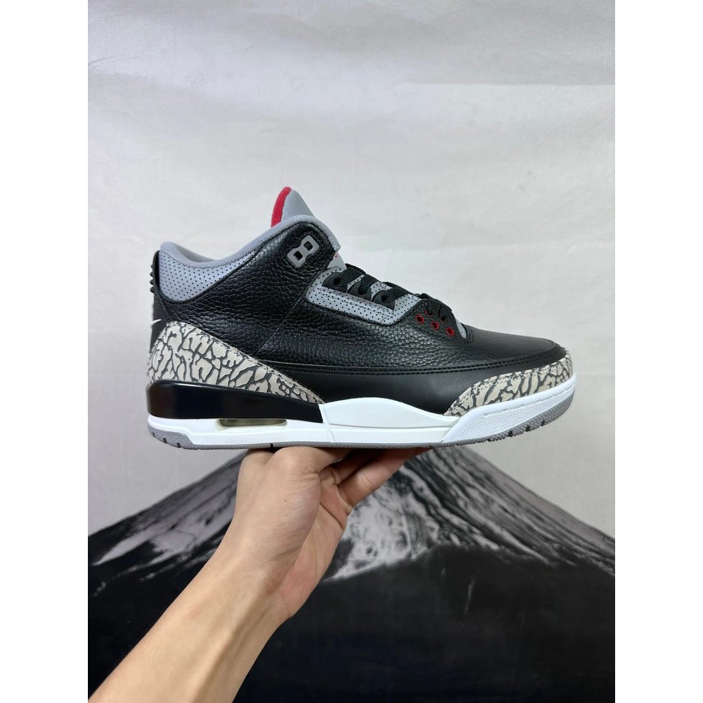 สินค้าใหม่ Nike Nike AJ3 Smiley Face aj3 Lightning Joint aj3 Burst Crack aj3 Cherry Blossom Distress