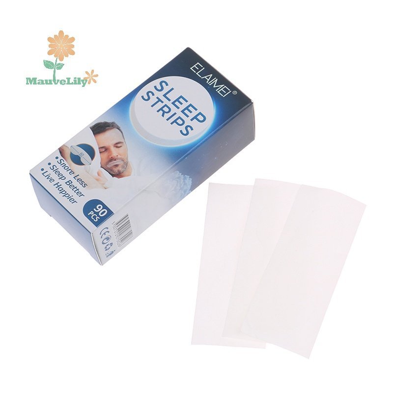 LILY 90pc Sleep Strip Mouth Tape Advanced Gentle Mouth Tape for Better Nose Breathing uuu
