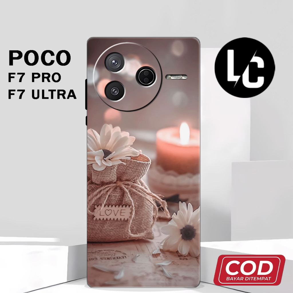 (AQ 40) ยางยืดหยุ่น Softcase สําหรับ Poco F7 PRO l POCO F7 ULTRA ล่าสุด l อะนิเมะ motif ปลอก l บทคัด