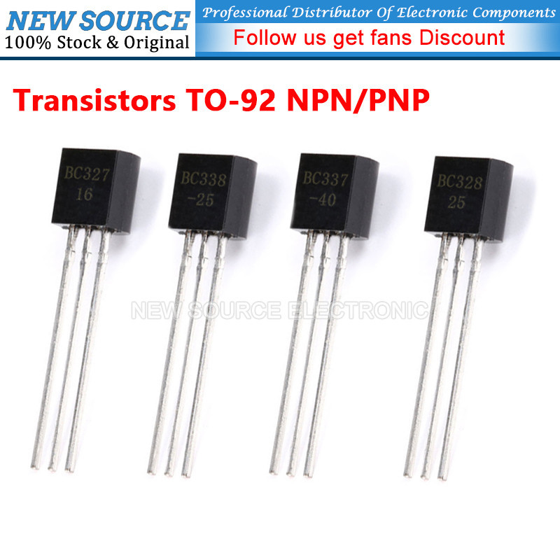 [50PCS] BC327-40 BC328-25 BC337-40 BC338-16 NPN/PNP TO-92 ทรานซิสเตอร์ BC327 BC328 BC337 BC338 -16 -