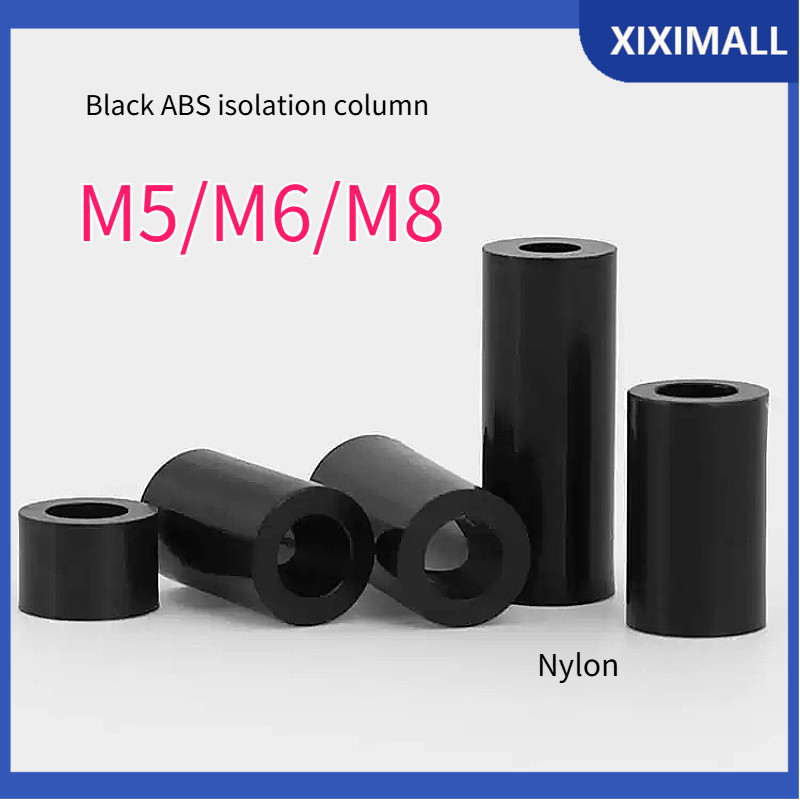 คอลัมน์แยก ABS สีดําผ่านคอลัมน์แขนไนลอน, คอลัมน์แยกฉนวน M5/M6/M8 XI-PH