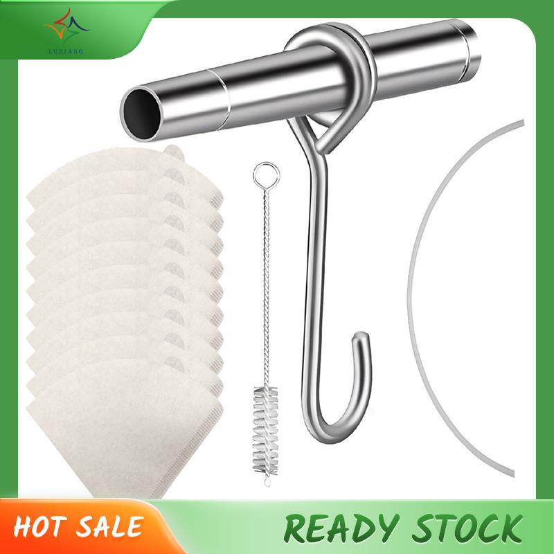 [luxiang.th] Maple Syrup Tapping Kit Maple Syrup Collector สแตนเลส Maple Faucet Tip Maple Syrup กรอง