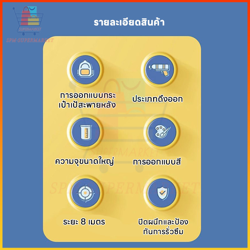 ⚡สต็อกไทย⚡กระเป๋าเป้ฉีดน้ำลายนักบินอวกาศ เด็กเล่นสงกรานต์ ความจุสูง ปั้มฉีดน้ำแรง อุปกรณ์เล่นน้ำฤดูร้อน ราคา ถูกที่สุด ดีลบีเคเค แกลเลอรีภาพที่ 9