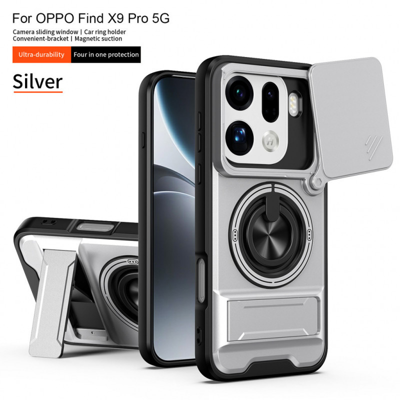 เกราะ KickstandCase สําหรับ OPPO ค้นหา X9 Pro X8 Reno 15 Pro Max 15 Pro 15F 14F 13F 12F 12 11 Pro F2