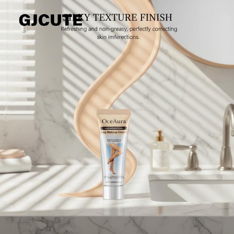 GJCUTE Body Foundation ครีมขาคอนซีลเลอร์ 100g กันน้ําแม้สีผิวยาวสวมใส่สําหรับการเดินทางและกลางแจ้ง W