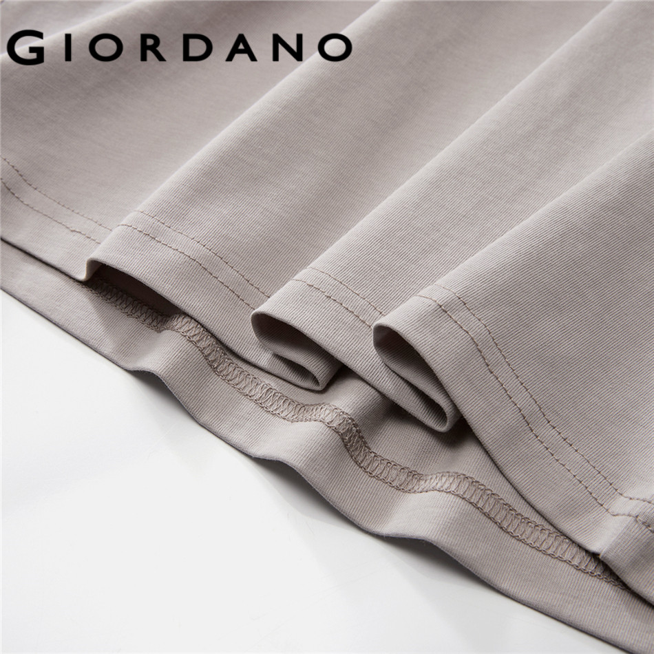 GIORDANO WOMEN Pure Luxurious Cotton One-Shoulder Knitted Short-Sleeve T-Stylish Shirt – Soft & Breathable – Premium Quality 13326251 ราคา ถูกที่สุด ดีลบีเคเค แกลเลอรีภาพที่ 7