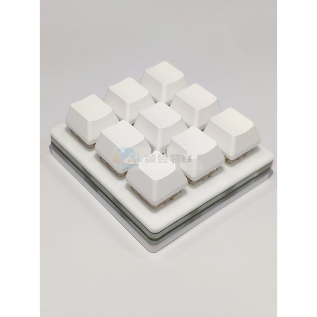 คีย์บอร์ด คีย์บอร์ดไร้สาย 9-Key Mini Mechanical Keyboard Full Choice Copy Paste ปุ่มลัดที่กําหนดเอง 