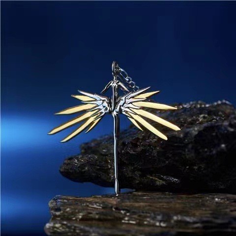 ออกแบบอะนิเมะ Original Weapon Niche สร้อยคอ Wing Pioneer ของขวัญวันเกิดสองมิติดู Angel 6DVA