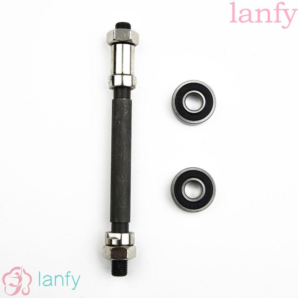 LANFY แกนดุมล้อจักรยาน MTB ขนาด 108/145 มม., เพลาเหล็กกลวง สำหรับขี่จักรยานทั้งด้านหน้าและหลัง