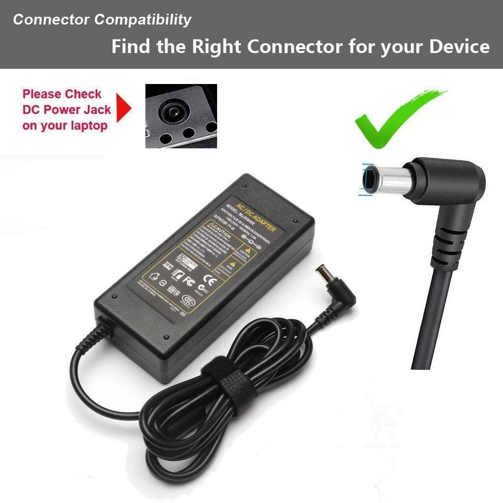 19.5V สายไฟสําหรับ Sony Bravia TV W600B KDL-40R510C KDL-40W600B KDL-40W600D KDL-32W600D KDL55W650D K