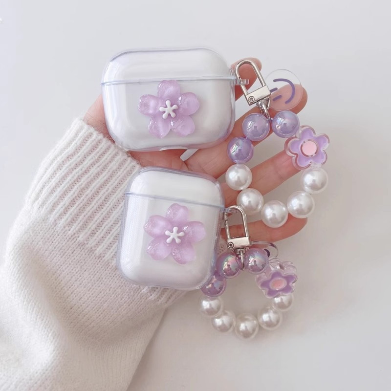 ดอกไม้จี้สําหรับ Jabra Elite 5 / Elite4 Elite3 เคสซิลิโคนหูฟังสําหรับ Jabra Elite 4 ฝาครอบ