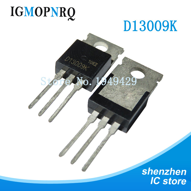 10pcs D13007K D13009K 13007K 13009K TO-220 แพคเกจทรานซิสเตอร์เดิมแท้