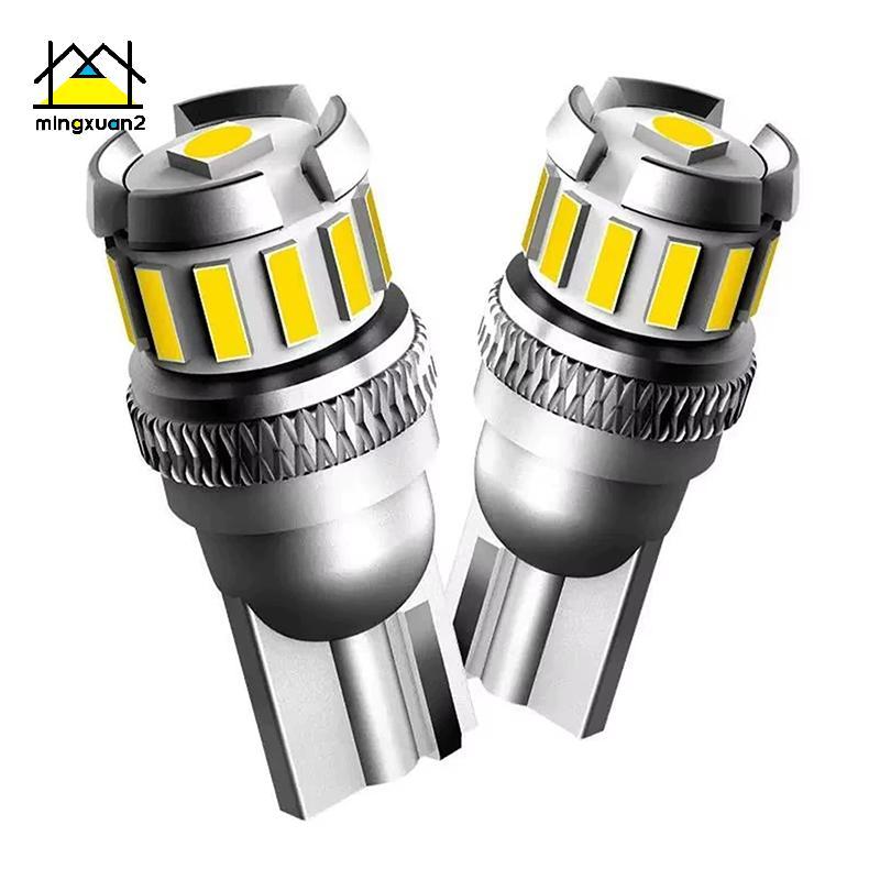 Mingxuan2 2 ชิ้น 194 158 168 หลอดไฟ LED ไฟ Canbus 6500 พันสีขาว T10 W5W หลอดไฟ LED 2825 สําหรับภายใน