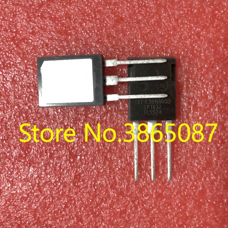 IXFX38N80Q2 IXFX38N80 PLUS247 ISOPLUS247 38A 800V N-CHANEL SI POWER MOSFET ทรานซิสเตอร์ MOSFET 10 ชิ