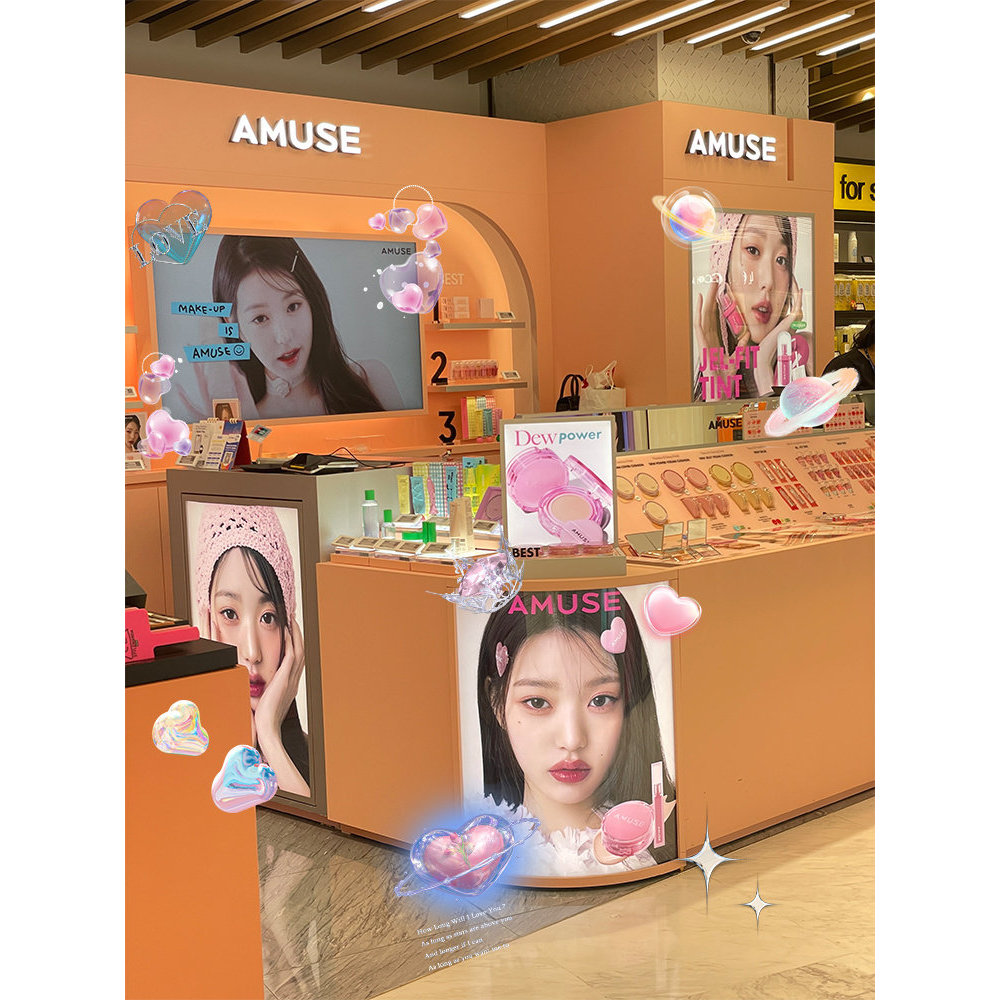 ลิปกลอสใส ลิปกลอส A amuse Gummy Moisturizing Water Gloss amuse Lip Gloss