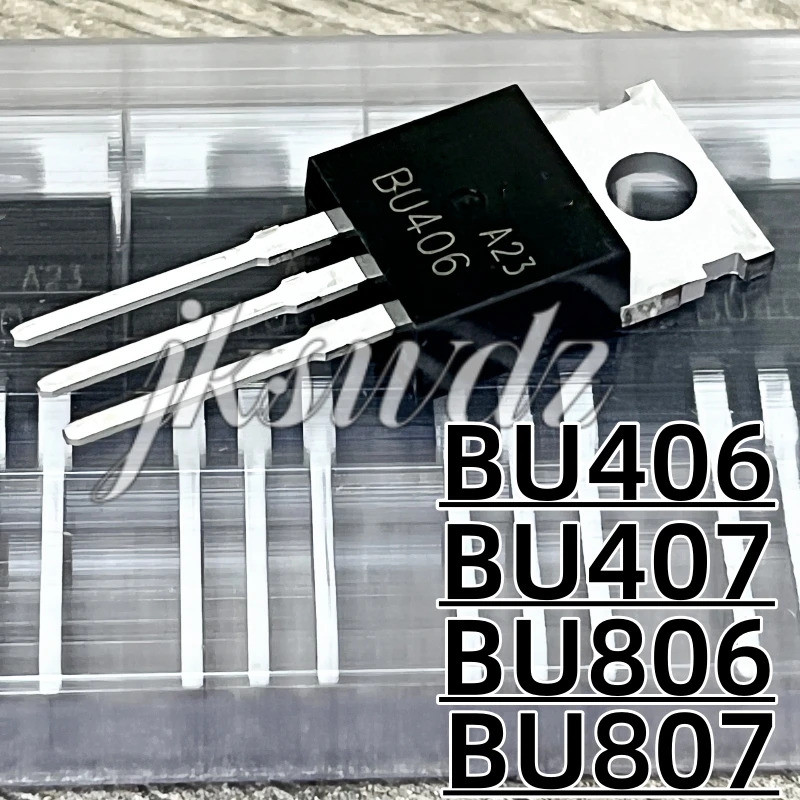 1-5 ชิ้น/ล็อตใหม่ BU406 BU407 BU806 BU807 TO-220 Field Effect ทรานซิสเตอร์