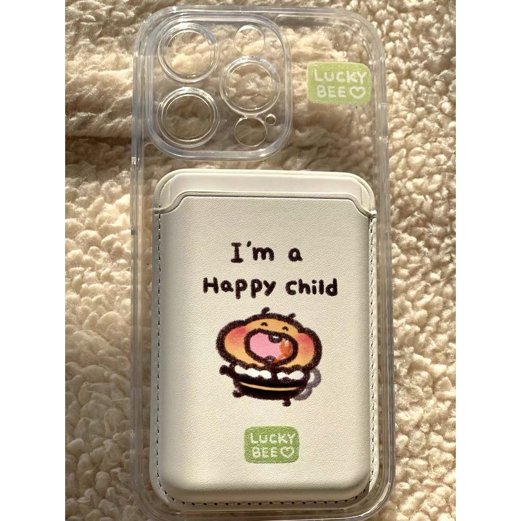 ภาพวาดสีน้ํามัน Bee MAGsafe Magnetic Card Holder สะดวก