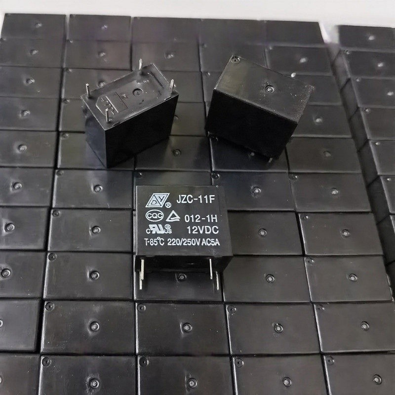 ((1 ชิ้น) ชิ้นส่วนอิเล็กทรอนิกส์ JZC-11F 012-1H East Asia 12V รีเลย์ 4 Pins 5A